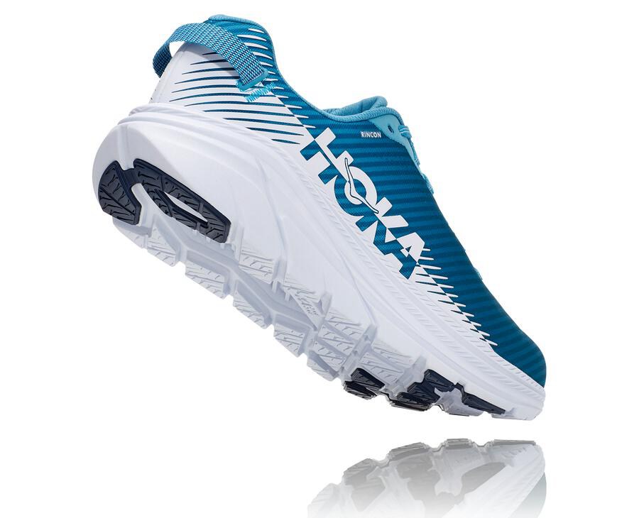 Hoka Australia One One Rincon 2 - Mens Running Shoes Blue/White - RDVUH-9834